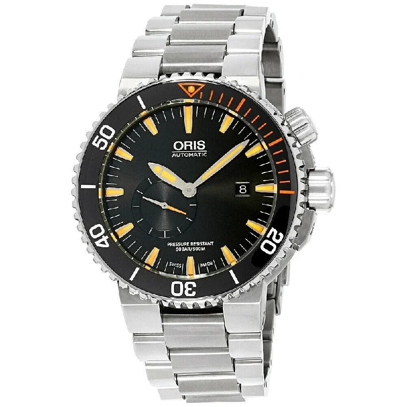 Oris Men's 74377097184MB Aquis Stainless Steel Watch