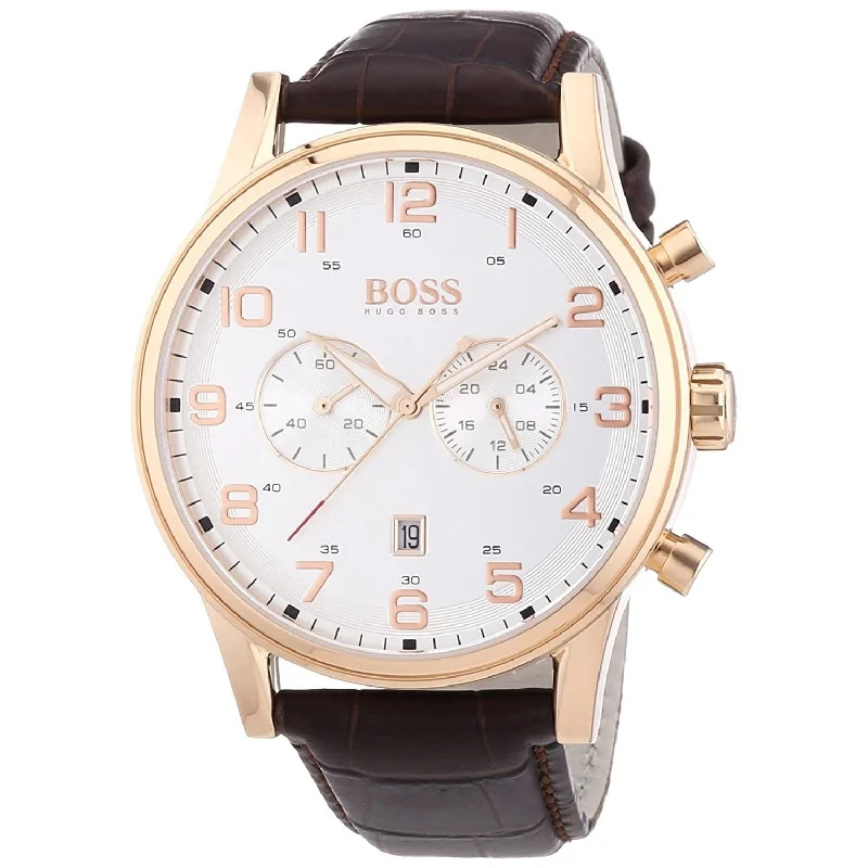 Hugo Boss Men's 1512921 Classic Chronograph Brown Leather Watch