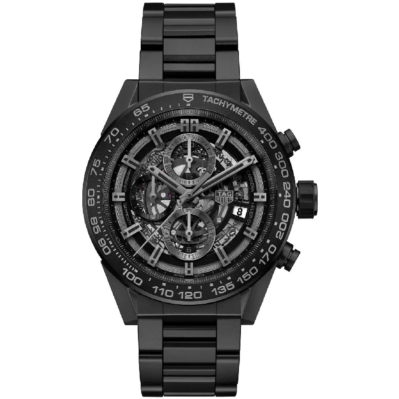 Tag Heuer Men's CAR2A91.BH0742 Carrera Chronograph Automatic Black Ceramic Watch