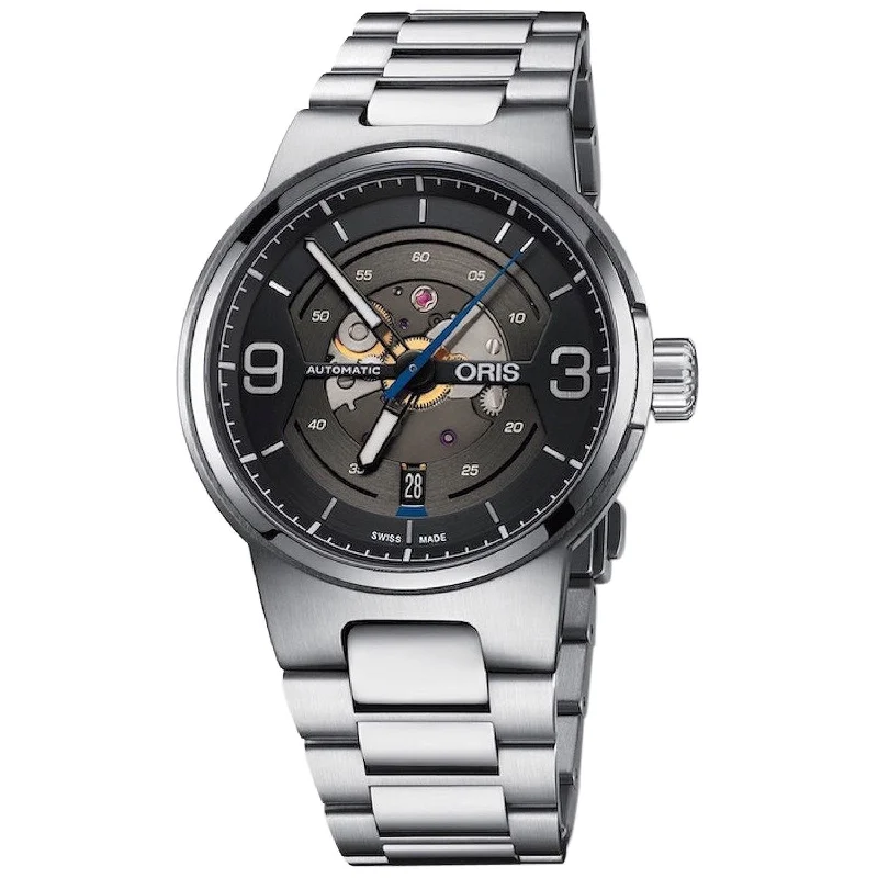 Oris Men's 73377164164MB Williams Engine Stainless Steel Watch