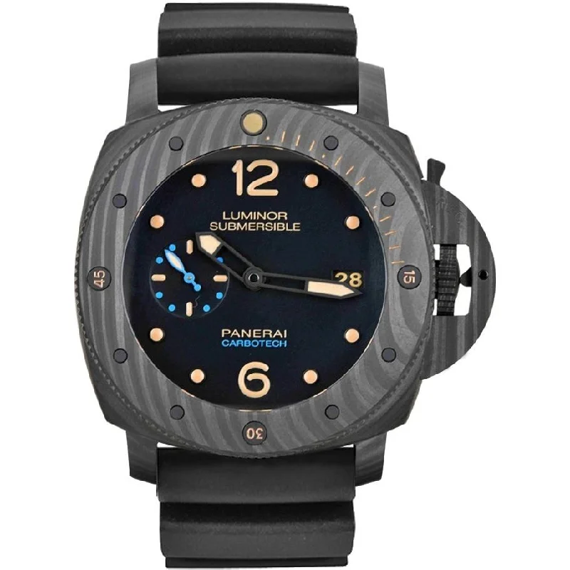 Panerai Men's PAM00616 Luminor 1950 Black Rubber Watch