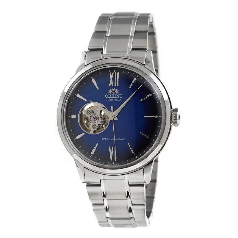 Orient Men's RA-AG0028L Helios Open Heart Stainless Steel Watch