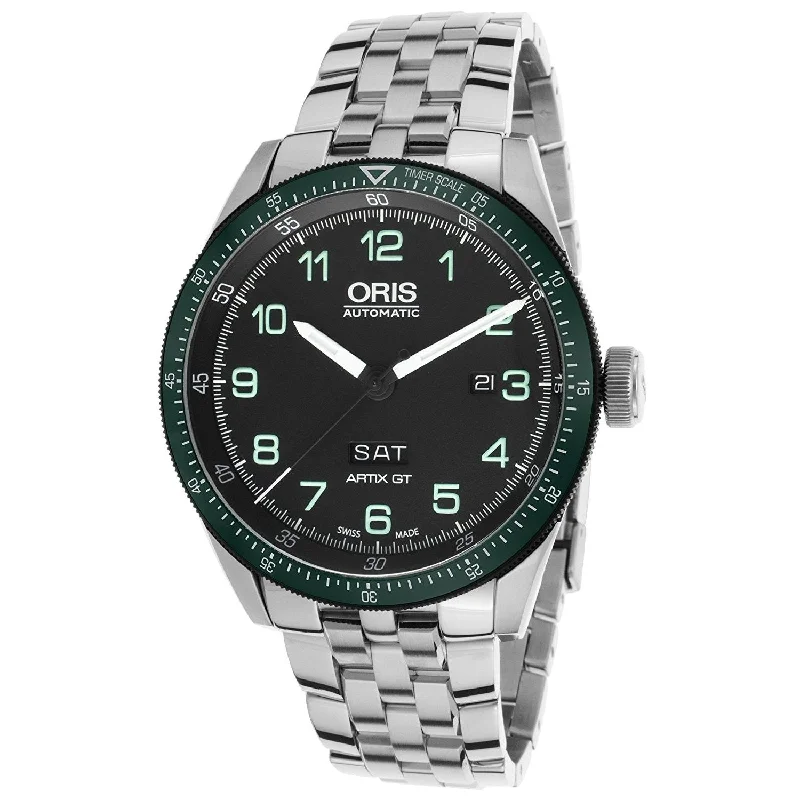 Oris Men's 73577064494MB Calobra Stainless Steel Watch