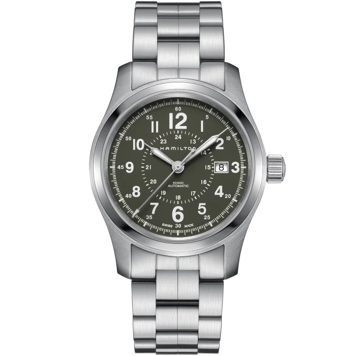 HAMILTON KHAKI FIELD AUT 42MM GN SS B H70605163