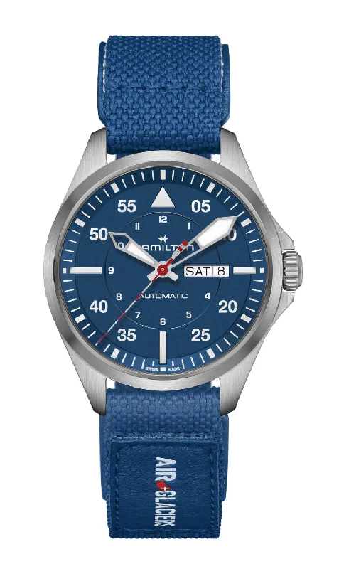 HAMILTON-KHAKI AVIATION
PILOT DAY DATE AUTO - AIR-GLACIERS EDITION
Automatic | 42mm | H64655941