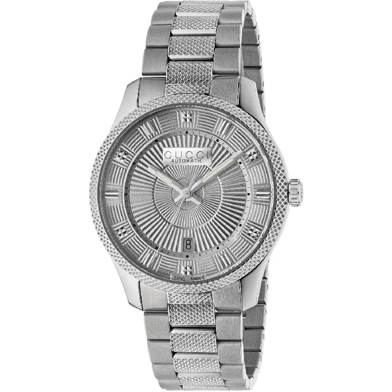 Gucci Men's YA126339 Eryx Stainless Steel Watch