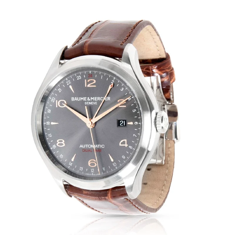 Baume & Mercier Men's MOA10111 Clifton Brown Leather Watch