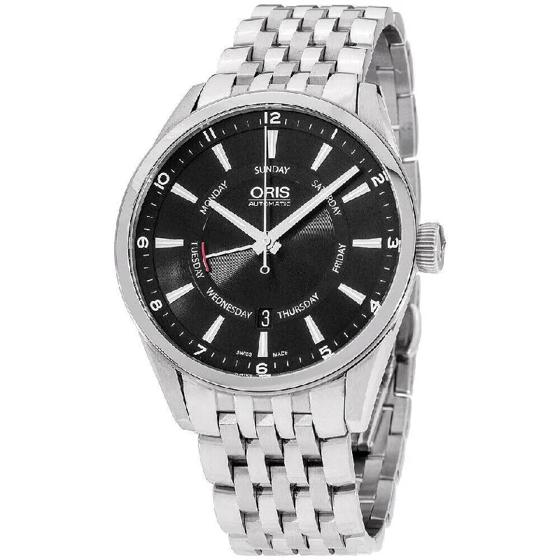 Oris Men's 75576914054MB Artix Pointer Day, Date Stainless Steel Watch