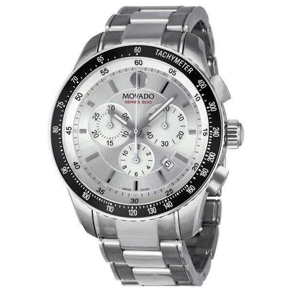 Movado Men's 2600095 Series 800 Chronograph Stainless Steel Watch