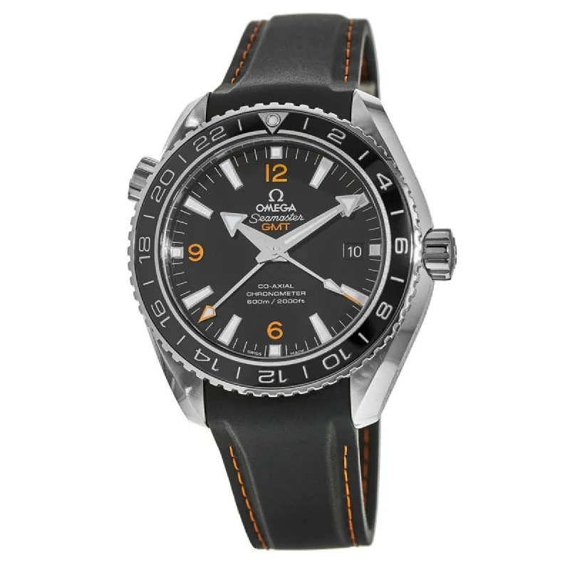 Omega Men's 232.32.44.22.01.002 Seamaster Planet Ocean Black Rubber Watch