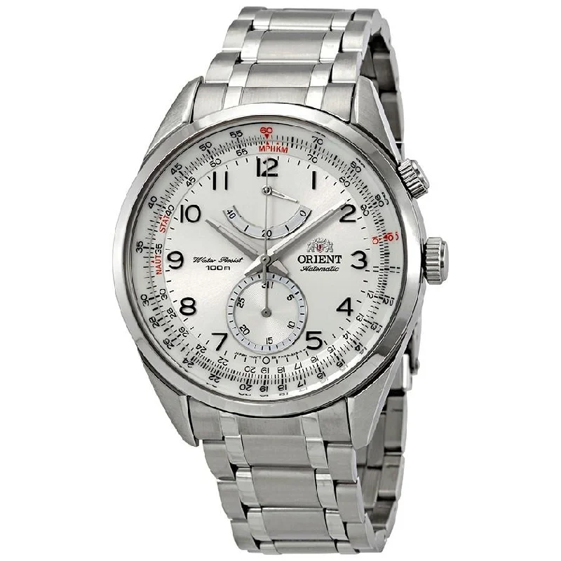 Orient Men's FFM03002W0 Power Reserve Automatic Stainless Steel Watch