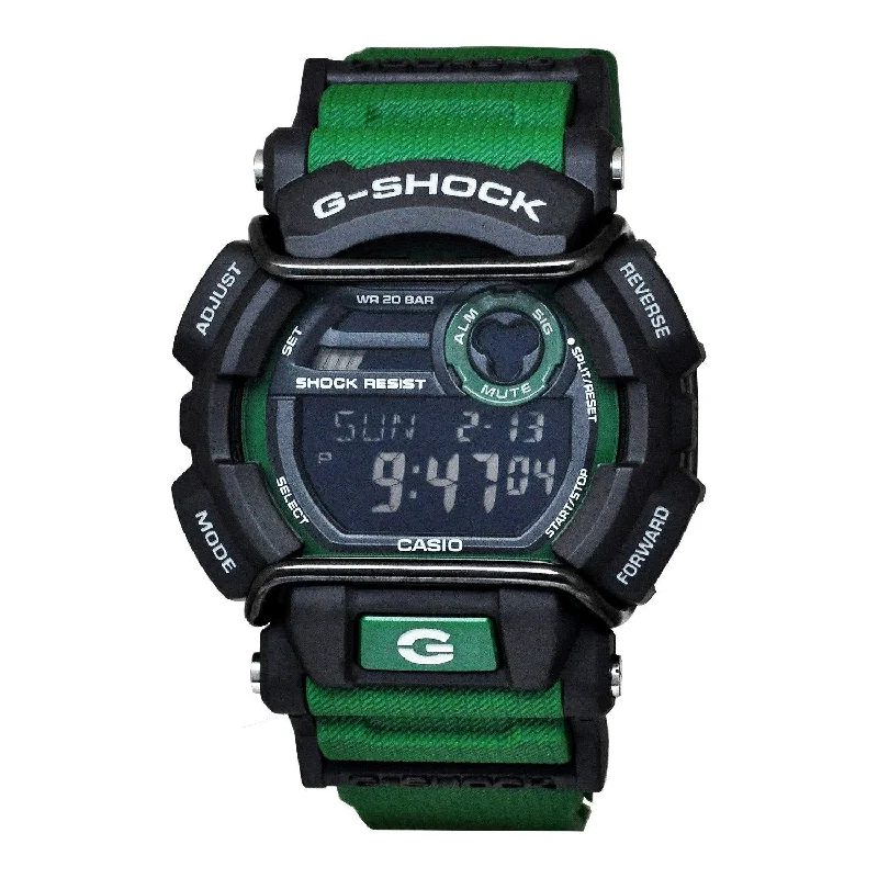 Casio Men's GD400-3D G-Shock Chronograph Green Resin Watch