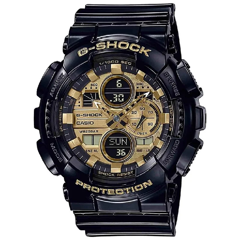 Casio Men's GA140GB-1A1 G-Shock Black Resin Watch