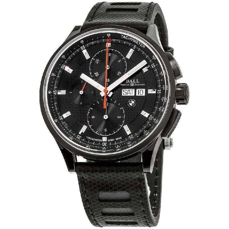 Ball Men's CM3010C-P1CJ-BK BMW Chronograph Black Silicone Watch