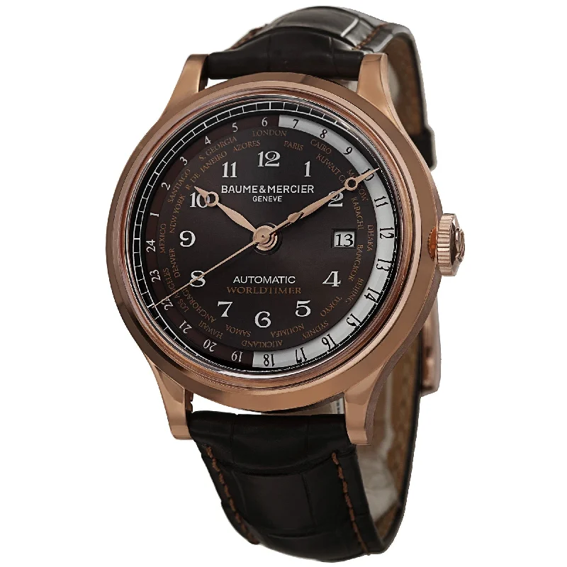 Baume & Mercier Men's MOA10136 Capeland Brown Leather Watch