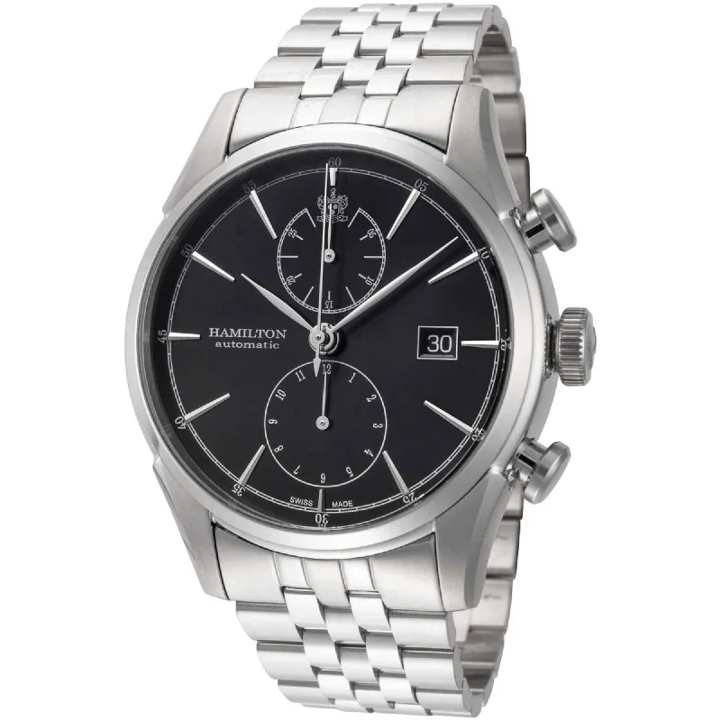 Hamilton Men's Auto Watch - American Classic Spirit Of Liberty Black Dial | H32416131