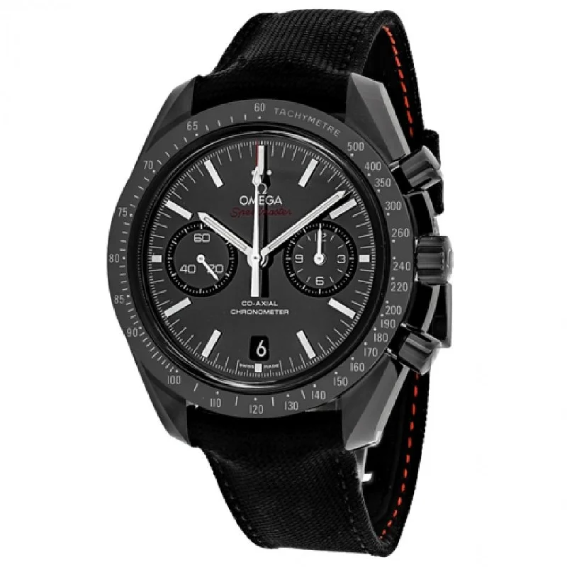 Omega Men's O31192445101003 Speedmaster Co-Axial Chronograph Automatic Black Fabric Watch