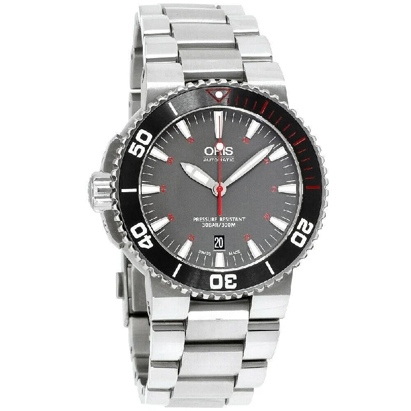 Oris Men's 73376534183MB Aquis Stainless Steel Watch