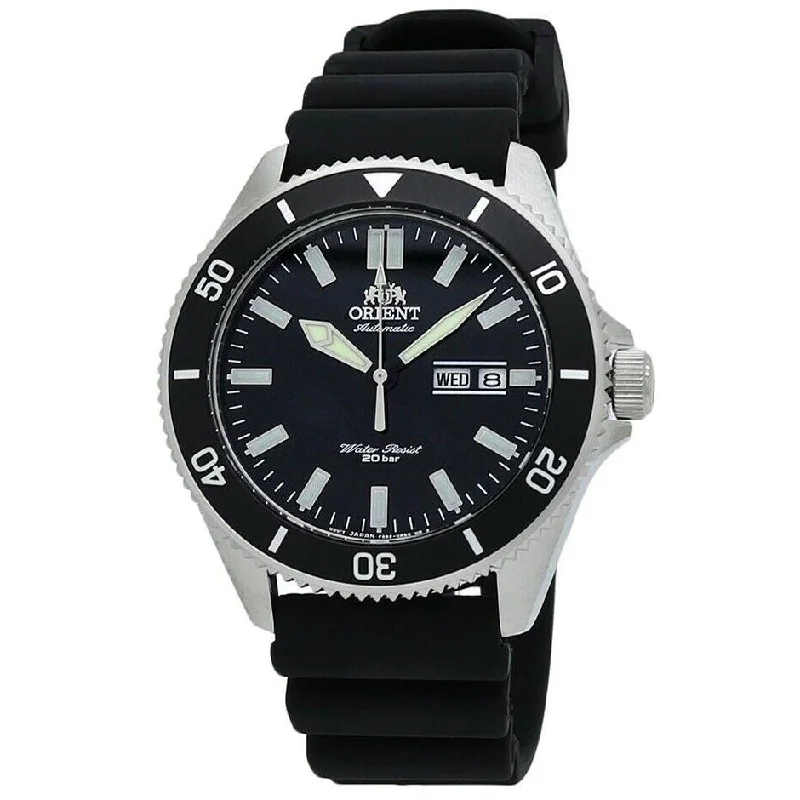 Orient Men's RA-AA0010B19B Mako III Black Rubber Watch