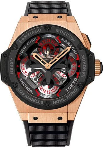 Hublot Big Bang King Power Unico GMT King Gold Ceramic Watch-771.OM.1170.RX