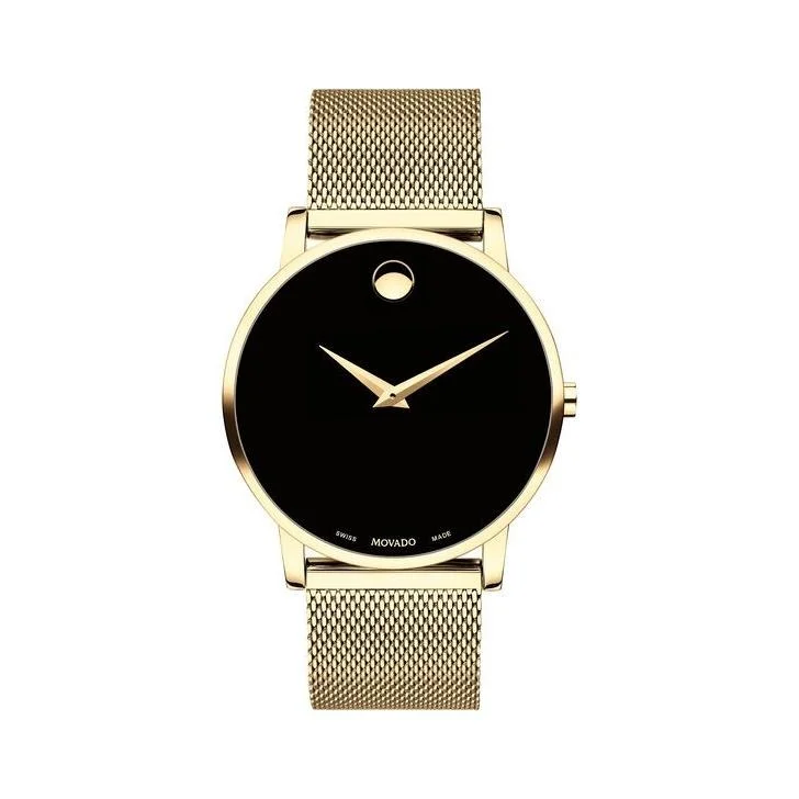 Movado Men's 0607396 Museum Classic Gold-Tone Stainless Steel Watch