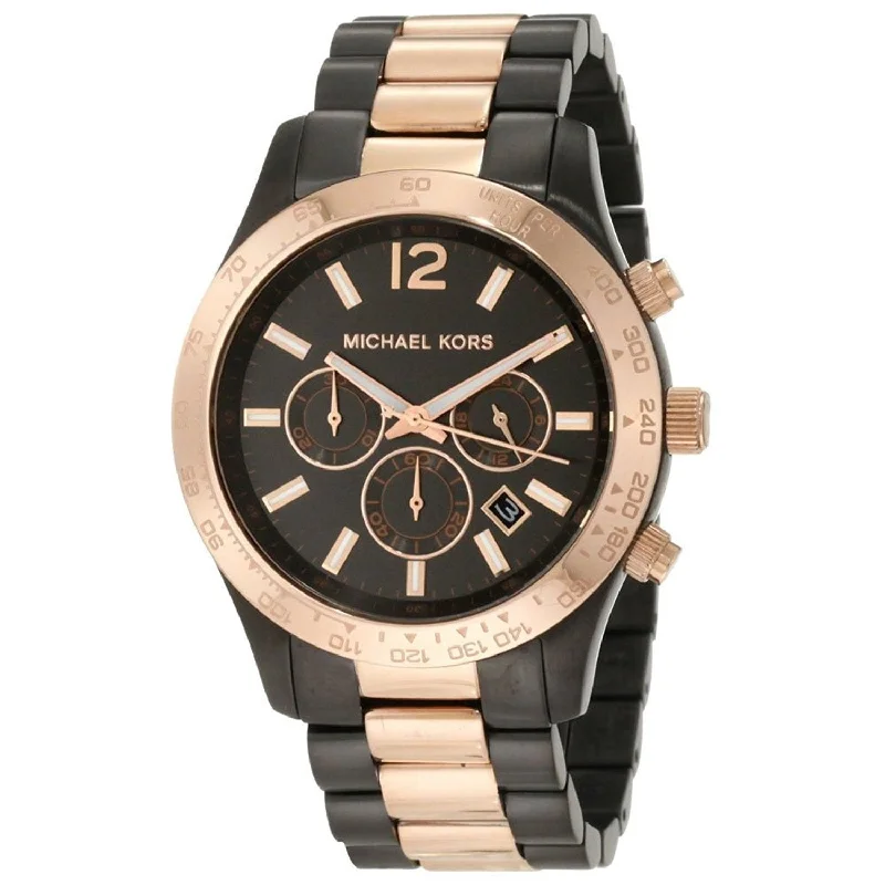 Michael Kors Men's MK8189 Runway Chronograph Two-Tone Stainless Steel Watch