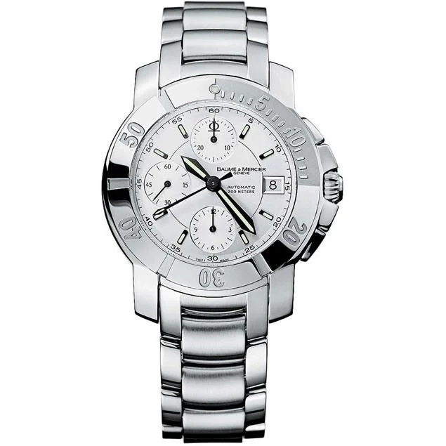 Baume & Mercier Men's MOA08113 Capeland Chronograph Stainless Steel Watch