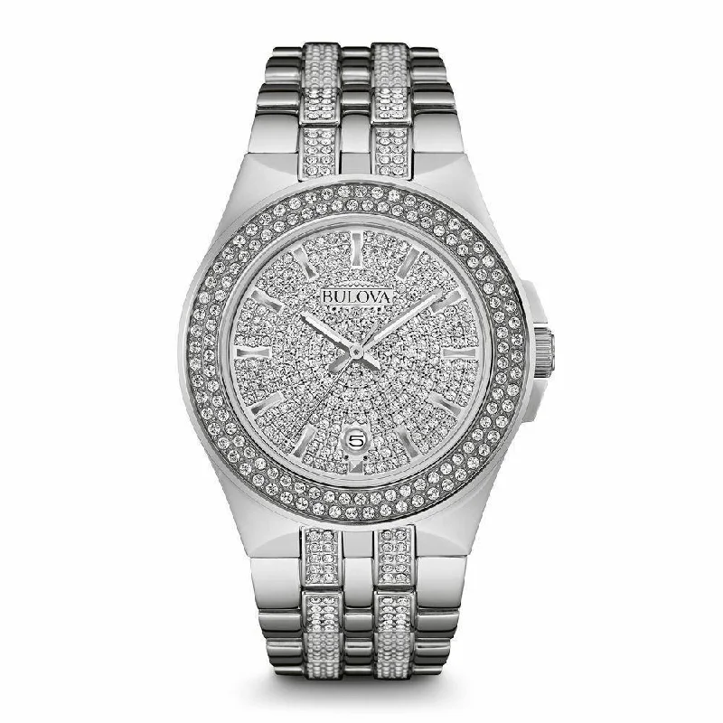 Bulova Men's 96B235 Crystal Sets of Crystal Stainless Steel Watch