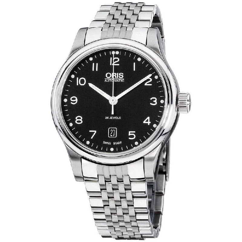 Oris Men's 73375944094MB Classic Date Stainless Steel Watch