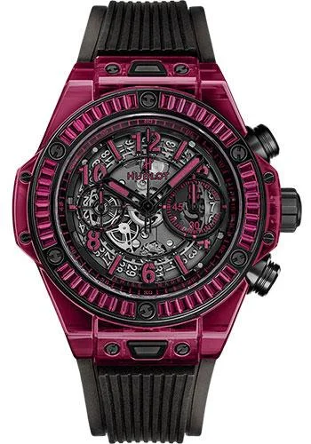 Hublot Big Bang Unico Red Sapphire Baguettes Watch-411.JR.4901.RT.1902