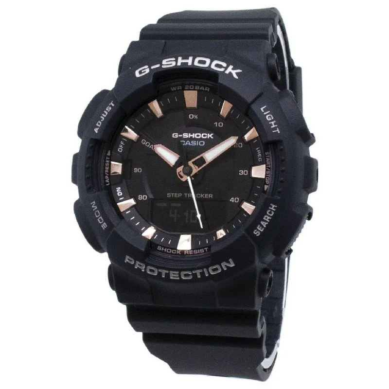 Casio Men's GMAS130PA-1A G-Shock Black Resin Watch