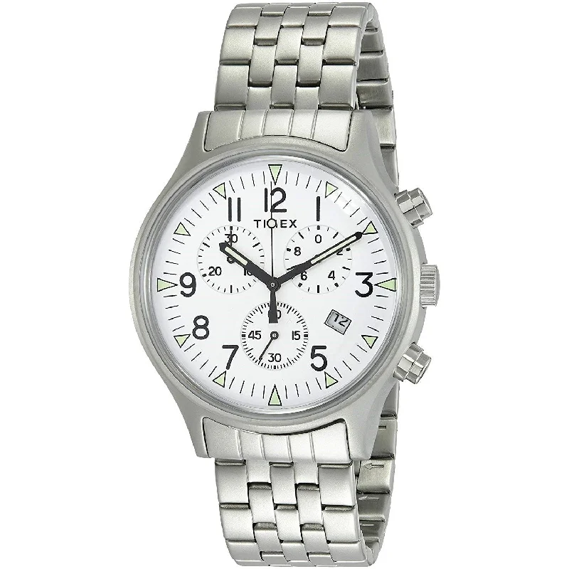 Timex Men's TW2R68900 MK1 Chronograph Stainless Steel Watch