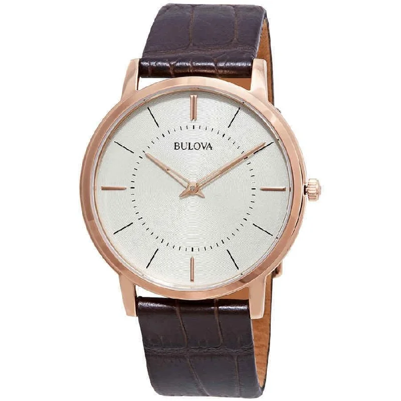 Bulova Men's 97A126 Classic Brown Leather Watch