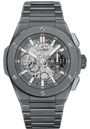 Hublot Big Bang Integral Grey Ceramic Watch - 42 mm - Grey Skeleton Dial-451.FX.6923.FX