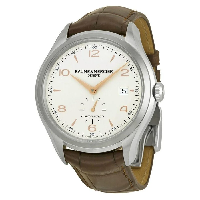 Baume & Mercier Men's MOA10054 Clifton Brown Leather Watch