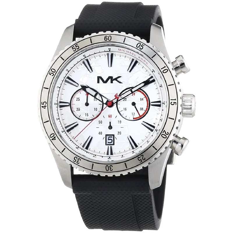 Michael Kors Men's MK8353 Richardson Chronograph Black Silicone Watch