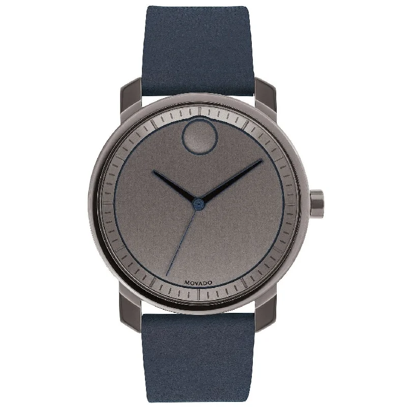 Movado Men's 3600491 Bold Blue Leather Watch