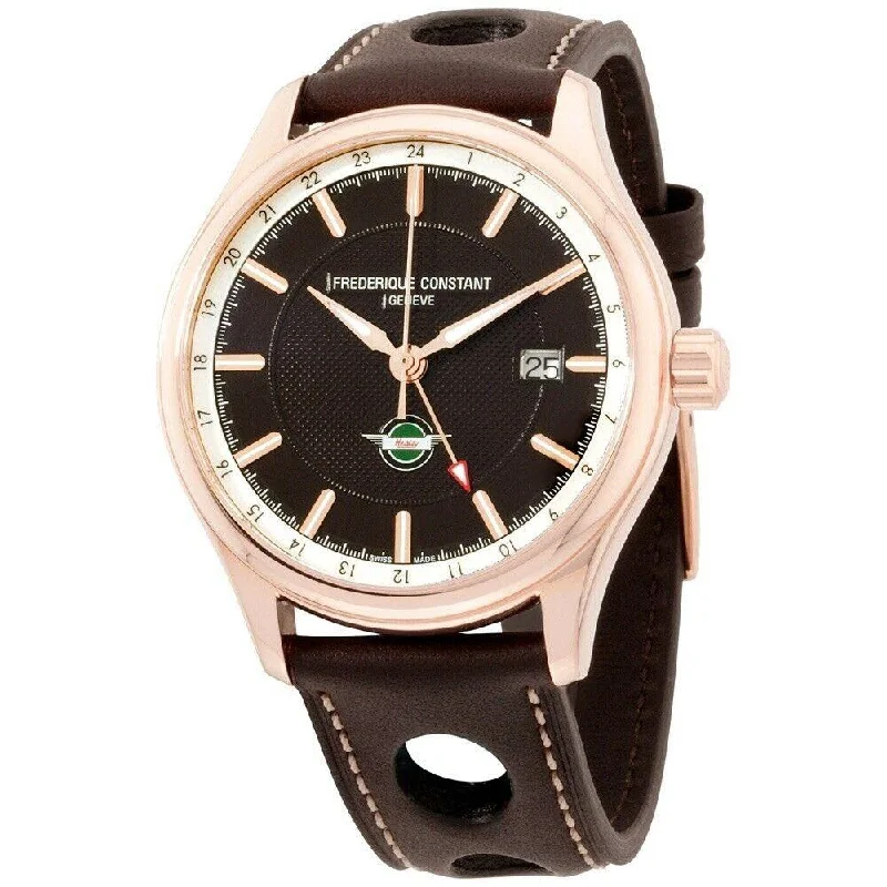 Frederique Constant Men's FC-350CH5B4 Healey Brown Leather Watch