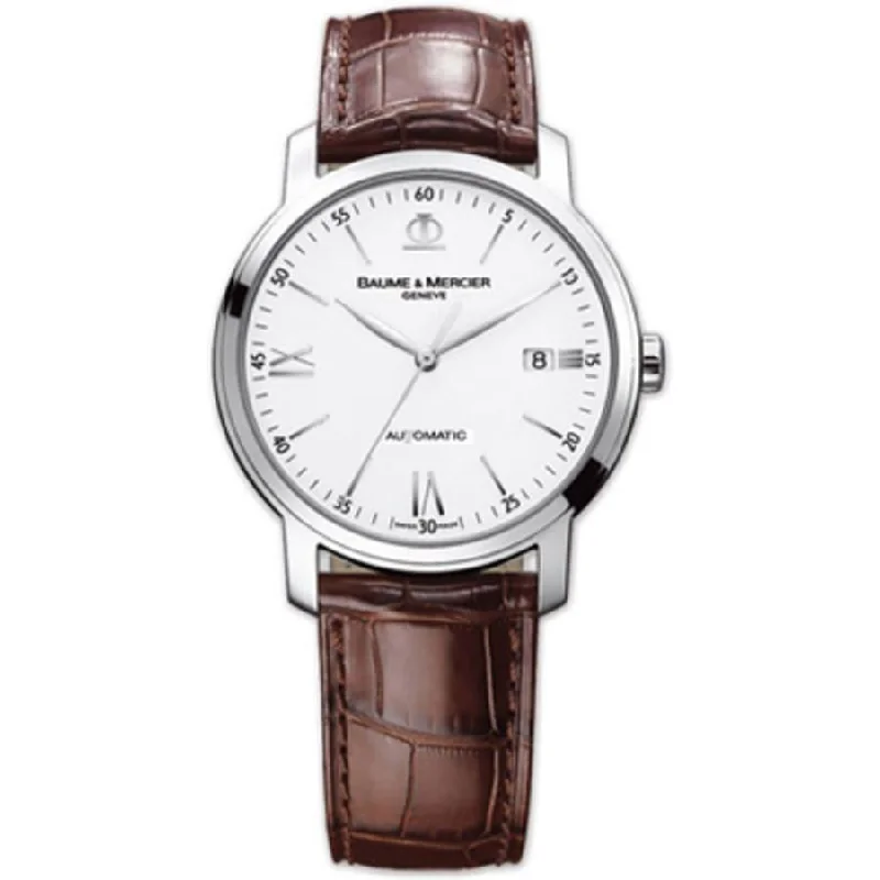 Baume & Mercier Men's MOA8686 Classima Brown Leather Watch