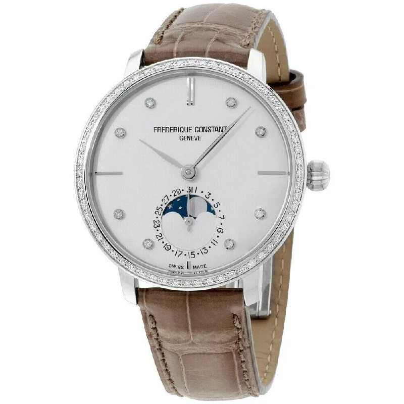 Frederique Constant Men's FC-703SD3SD6 Manufacture Brown Leather Watch