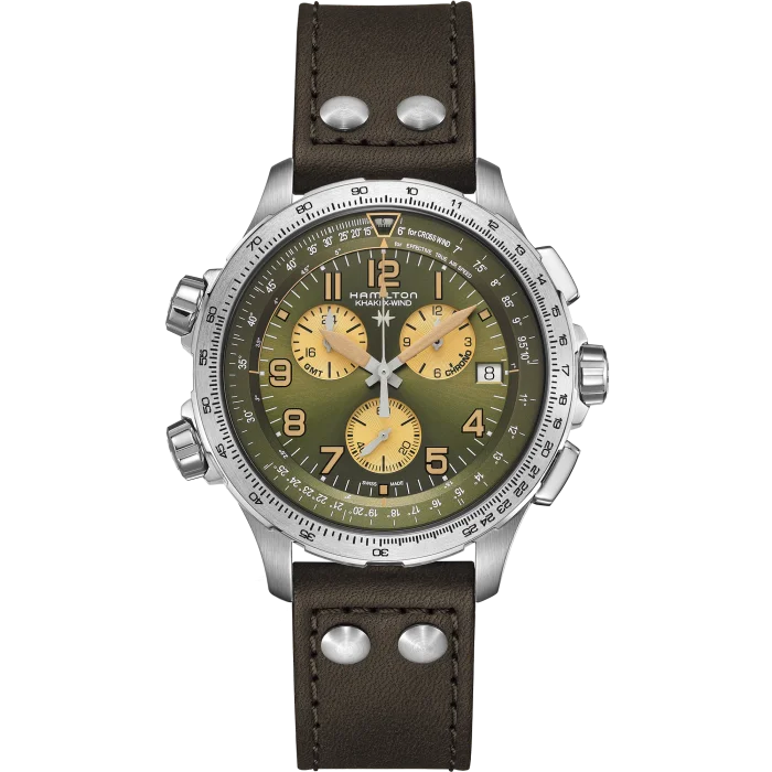 Khaki Aviation X-Wind Gmt Chrono Quartz
 H77932560