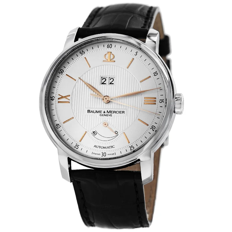 Baume & Mercier Men's MOA10142 Classima Black Leather Watch