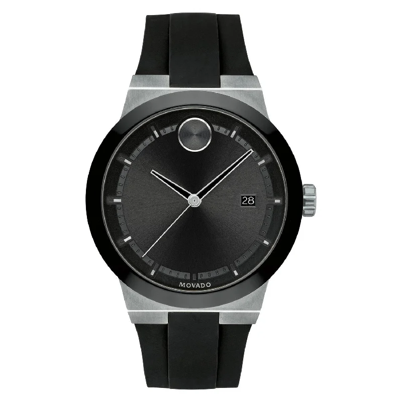 Movado Men's 3600624 Bold Fusion Black Silicone Watch