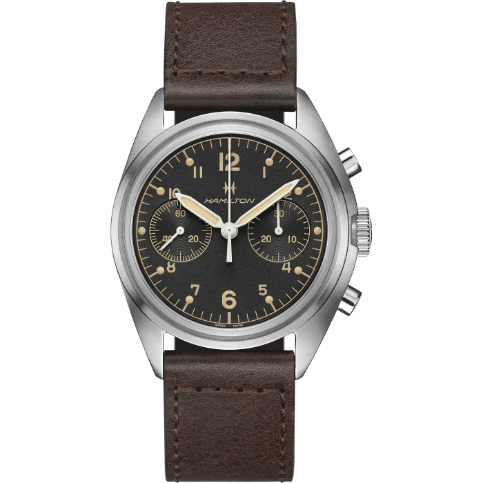 Khaki Aviation Pilot Pioneer Mechanical Chrono  H76409530