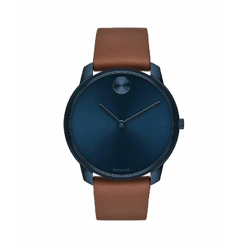 Movado Men's 3600585 Bold Brown Leather Watch