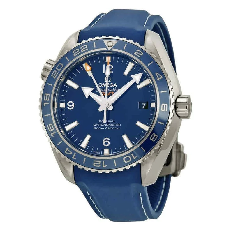 Omega Men's 232.92.44.22.03.001 Seamaster Planet Ocean Blue Rubber Watch