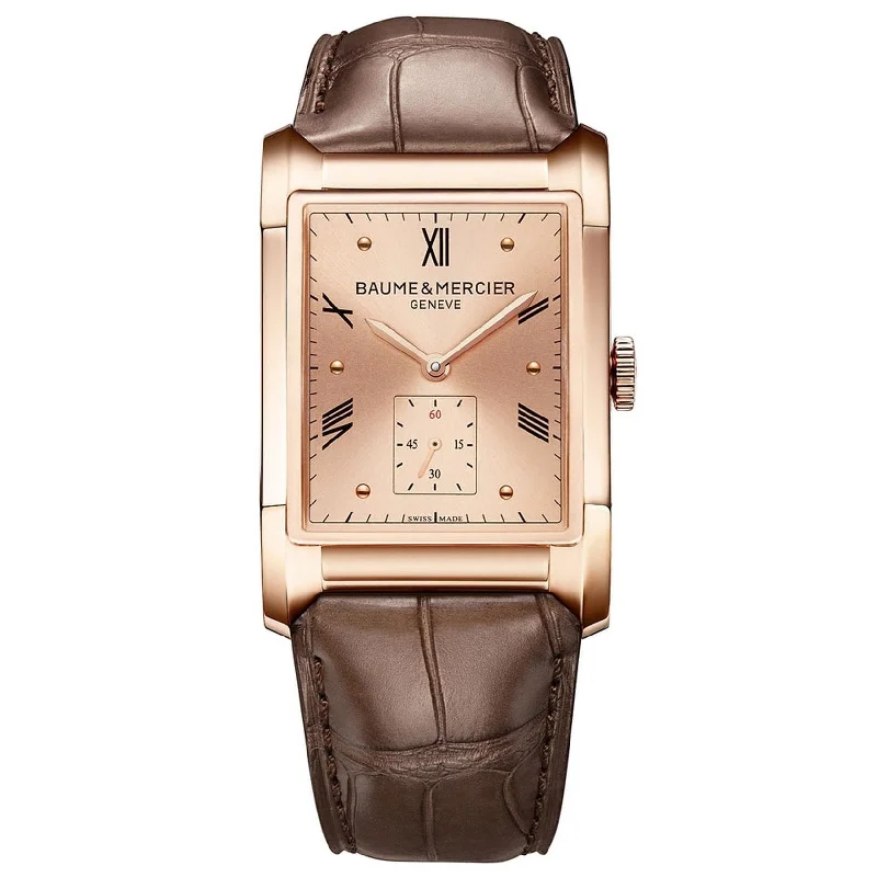 Baume & Mercier Men's MOA10033 Hampton Milleis Brown Leather Watch