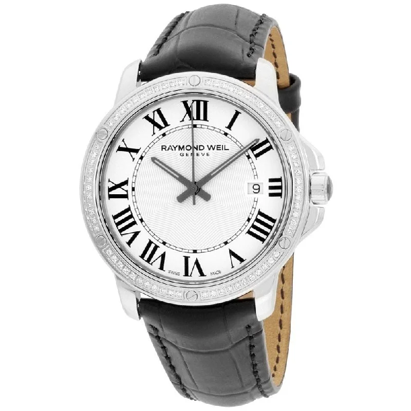 Raymond Weil Men's 5591-LS1-00300 Tango Black Leather Watch