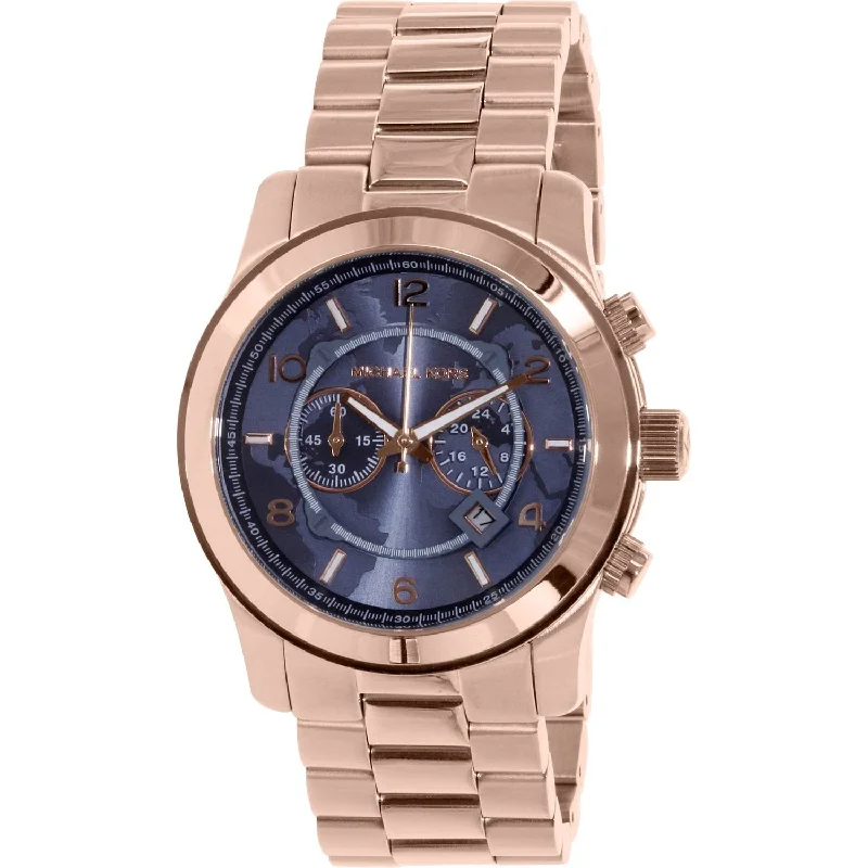 Michael Kors Men's MK8358 Watch Hunger Stop Chronograph Rose-Tone Stainless Steel Watch