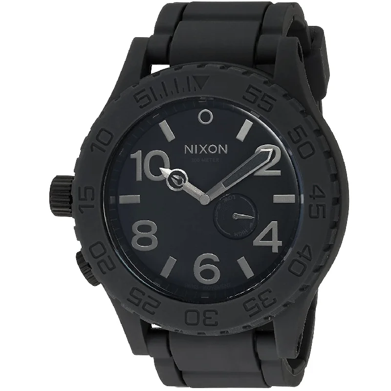 Nixon Men's A236-195 51-30 Black Silicone Watch